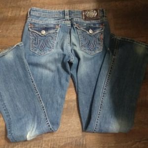 Mek Denim Jeans Havanna Slim boot EUC 30/34